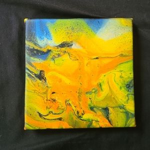 Acrylic pour art